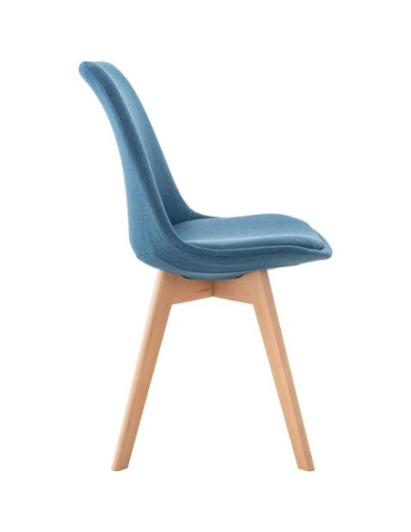 PACK 2 SILLAS DESIGN D400 TELA AZUL OSCURO MUVIP