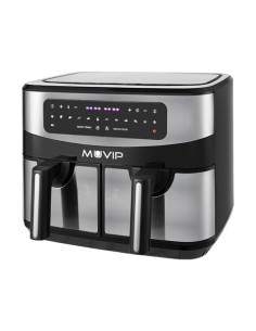 FREIDORA AIRE CALIENTE DOBLE 9 LITROS 2600W PANTALLA TACTIL MUVIP 2
