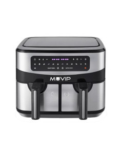 FREIDORA AIRE CALIENTE DOBLE 9 LITROS 2600W PANTALLA TACTIL MUVIP 2
