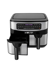 FREIDORA AIRE CALIENTE DOBLE 9 LITROS 2600W PANTALLA TACTIL MUVIP 2