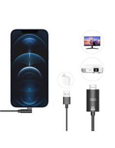 CABLE LIGHTNING A HDMI 1080P HD GB008 XO 2
