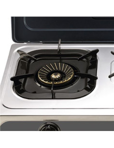 COCINA GAS INOX 3 FUEGOS SERIE STRONG + TAPA MUVIP 2