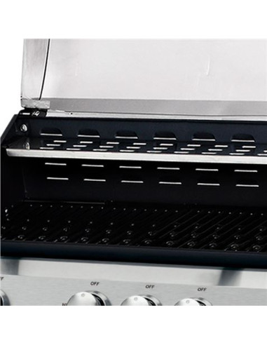 BARBACOA GAS INOX 4 FUEGOS MUVIP