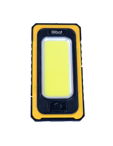LINTERNA LED SOLAR RECARGABLE | GANCHO E IMÁN | COB 10W 800LM ELBAT