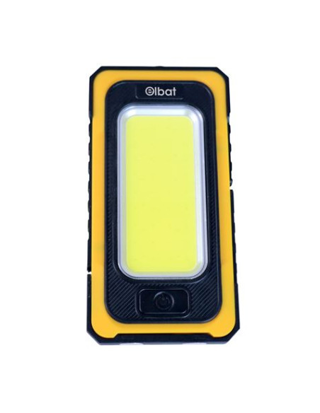 LINTERNA LED SOLAR RECARGABLE | GANCHO E IMÁN | COB 10W 800LM ELBAT