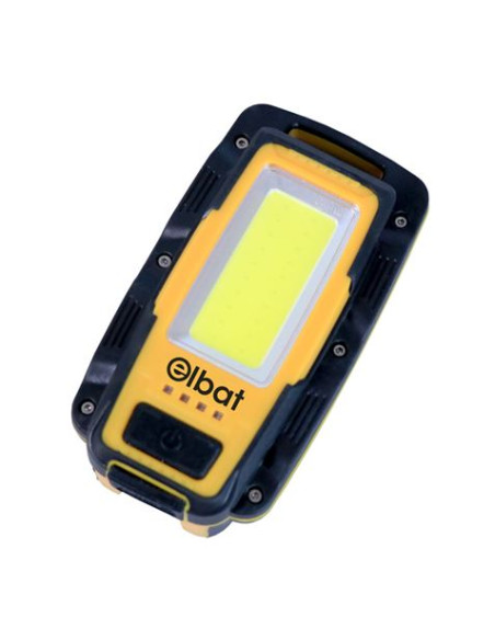 LINTERNA LED RECARGABLE | GANCHO E IMÁN | COB 8W 600LM ELBAT