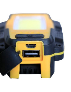 LINTERNA LED RECARGABLE | GANCHO E IMÁN | COB 8W 600LM ELBAT 2