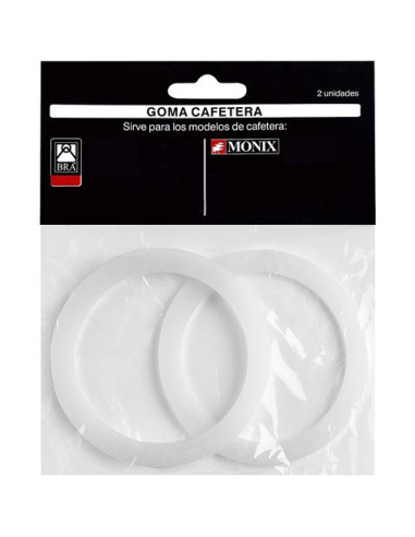 PACK 2 JUNTAS CAFETERAS 3/4 TAZAS MONIX-BRA