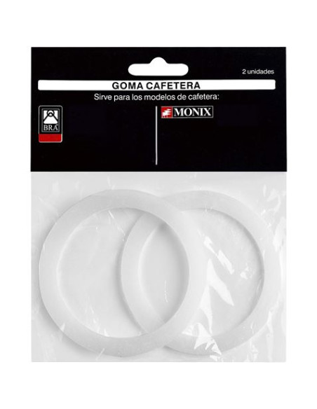 PACK 2 JUNTAS CAFETERAS 3/4 TAZAS MONIX-BRA