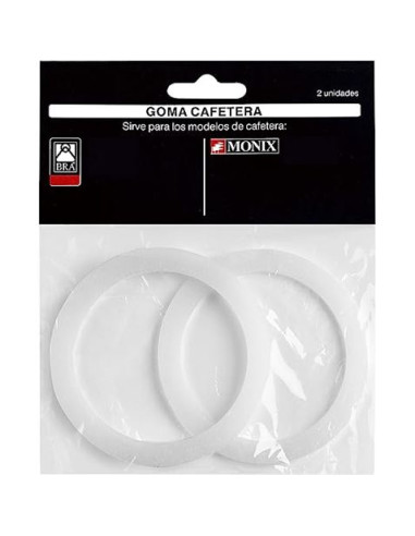 PACK 2 JUNTAS CAFETERAS MONIX-BRA 9 TAZAS