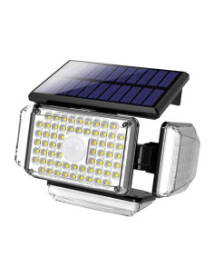 FOCO SOLAR CUÁDRUPLE CON SENSOR 430LM ELBAT 2