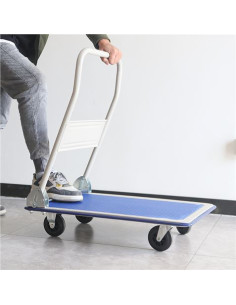 CARRETILLA METALICA PLEGABLE CON RUEDAS MAX 300KG 870X610MM BLIM 2
