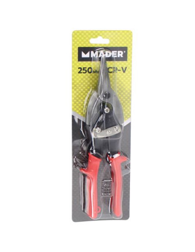 TIJERA CORTA CHAPA RECTA 250MM CRV MADER