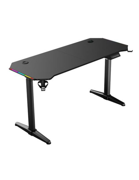 MESA GAMING PRO1600 XL MOTORIZADA FIBRA CARBONO | LUZ RGB SOUND MUVIP