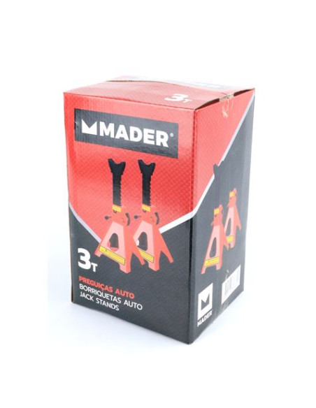 JUEGO DE CABALLETES 3 TONELADAS MADER