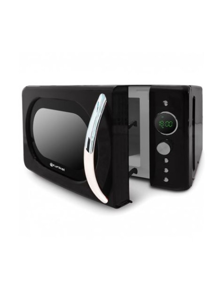 MICROONDAS VINTAGE NEGRO 700W. GRUNKEL
