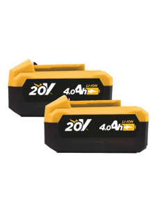 PACK 20V TALADRO PERCUTOR+RADIAL S/CARBONES | 2 X 4AH | CAJA ALUMINIO BLIM 2
