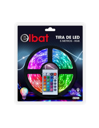 TIRA DE LED 12V 5 METROS RGB ELBAT
