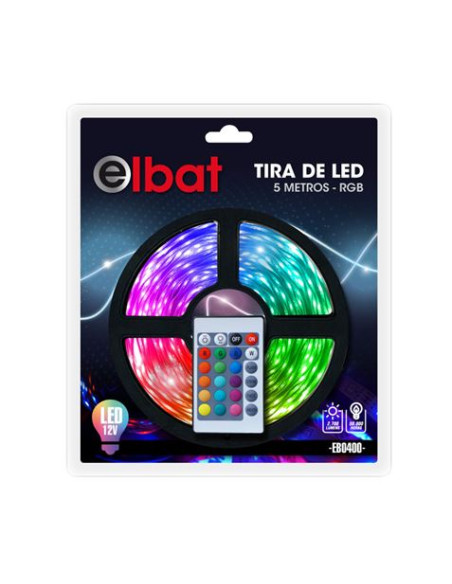 TIRA DE LED 12V 5 METROS RGB ELBAT