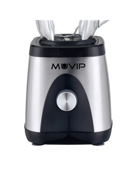 BATIDORA INOXIDABLE VASO CRISTAL 1300W 1.5 LITROS MUVIP