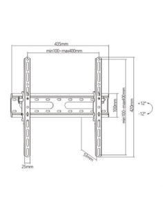 SOPORTE DE PARED TV LED LCD 32\"-55\" CROMAD 2