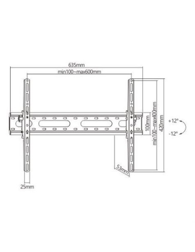 SOPORTE DE PARED TV LED LCD 37\"-86\" CROMAD