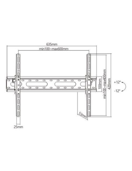 SOPORTE DE PARED TV LED LCD 37\"-86\" CROMAD