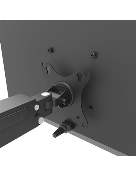 SOPORTE DE MESA 1 MONITOR 17\"-27\" CON PISTON DE GAS CROMAD