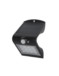 APLIQUE LED SOLAR 1.5W 220LM DOBLE ILUMINACIÓN NEGRO ELBAT 2