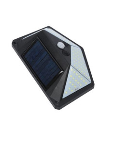 APLIQUE LED SOLAR 250LM ILUMINACIÓN 3 CARAS NEGRO ELBAT 2