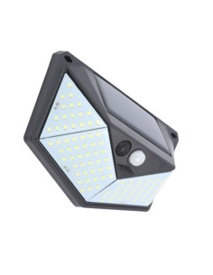 APLIQUE LED SOLAR 250LM ILUMINACIÓN 3 CARAS NEGRO ELBAT 2