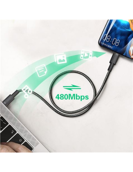 CABLE NBQ199 TIPO C 100W | NEGRO 1.5MTR XO