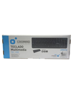 TECLADO MULTIMEDIA T50 USB CROMAD 2