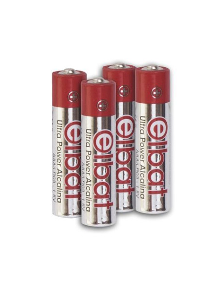 PACK 4 PCS PILAS ALCALINAS LR03/AAA ELBAT