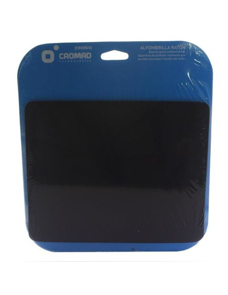 ALFOMBRILLA RATÓN NEGRO CROMAD