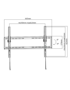 SOPORTE TV LED ULTRA SLIM 37\"-80\" CROMAD 2