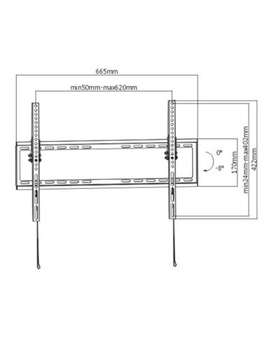 SOPORTE TV LED ULTRA SLIM 37\"-80\" CROMAD