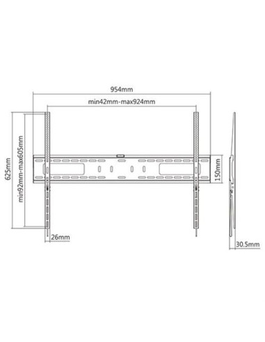 SOPORTE DE PARED TV LED LCD 60\"-100\" CROMAD