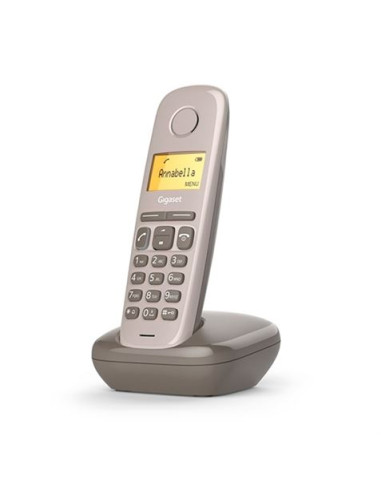 TELÉFONO DECT GIGASET A170 MARRON | LCD 1.5\" | FUNCION ALARMA