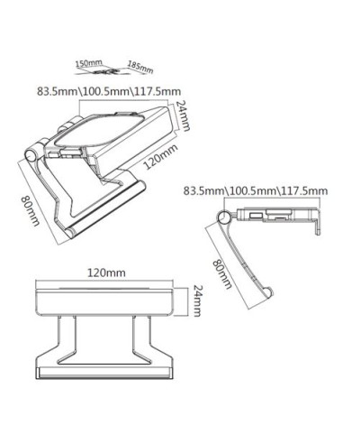 SOPORTE TV PARA MINI PC CROMAD