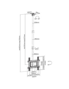 SOPORTE TECHO TV 32\" - 70\" CROMAD 2