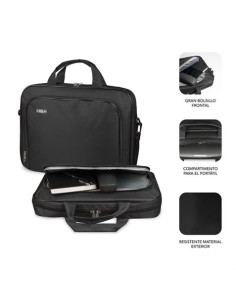 MALETIN PORTATIL SUBBLIM OXFORD 15.4\"- 16\" NEGRO 2
