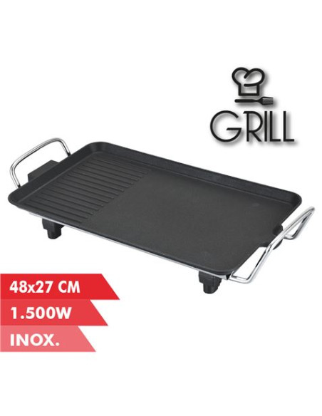 PLANCHA DE ASAR 48X27CM 1500W MUVIP
