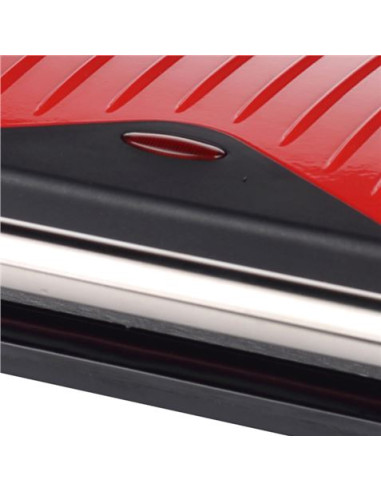 SANDWICHERA INOX PLACA LISA 750W ROJA MUVIP