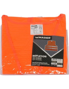 CHALECO REFLECTANTE COLOR NARANJA MADER 2