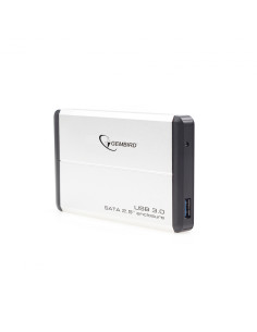 Gembird Caja para disco duro externo Caja de disco duro (HDD) 2.5" Plata 2