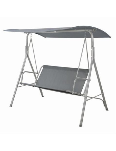 BALANCIN DE 3 PLAZAS ANTRACITA 170X120X153CM