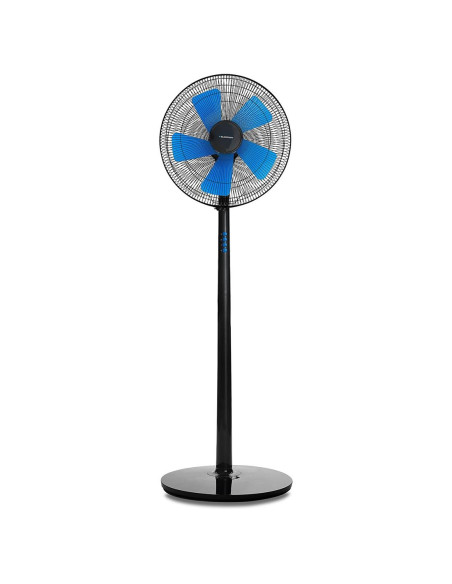 Blaupunkt BP2009 Ventilador Pie 5 Aspas 45W 40cm Base Redonda Negro