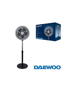 Daewoo DW9004 Ventilador Pie High Speed 90W 30Cm Negro