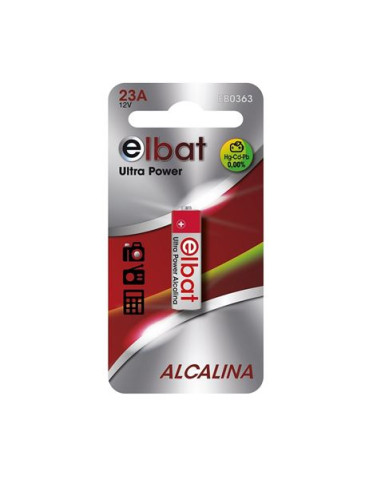 BLISTER 1 PC PILA ALCALINA 23A 12V ELBAT